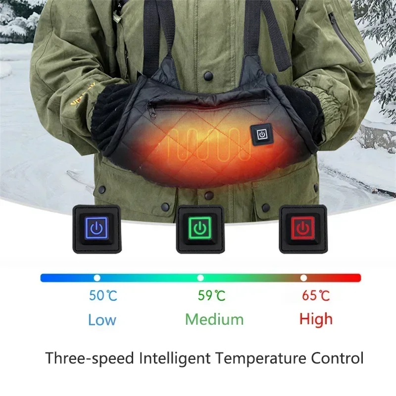 Heated Gloves Electric - USB Electric Heating Winter Hand Warm