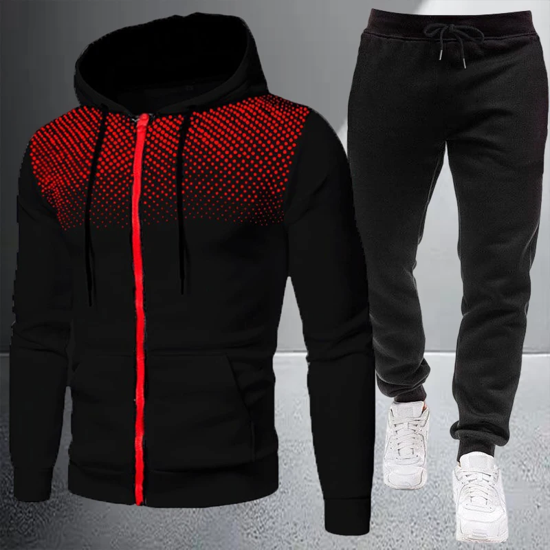 Winter Clothing Ideas - Autumn Winter High-end Men's Jacket Tracksuit