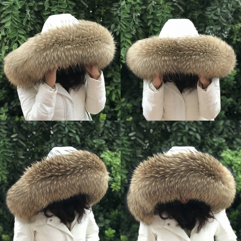 Winter Clothing Ideas - Fur Collar Women Winter Natural Raccoon