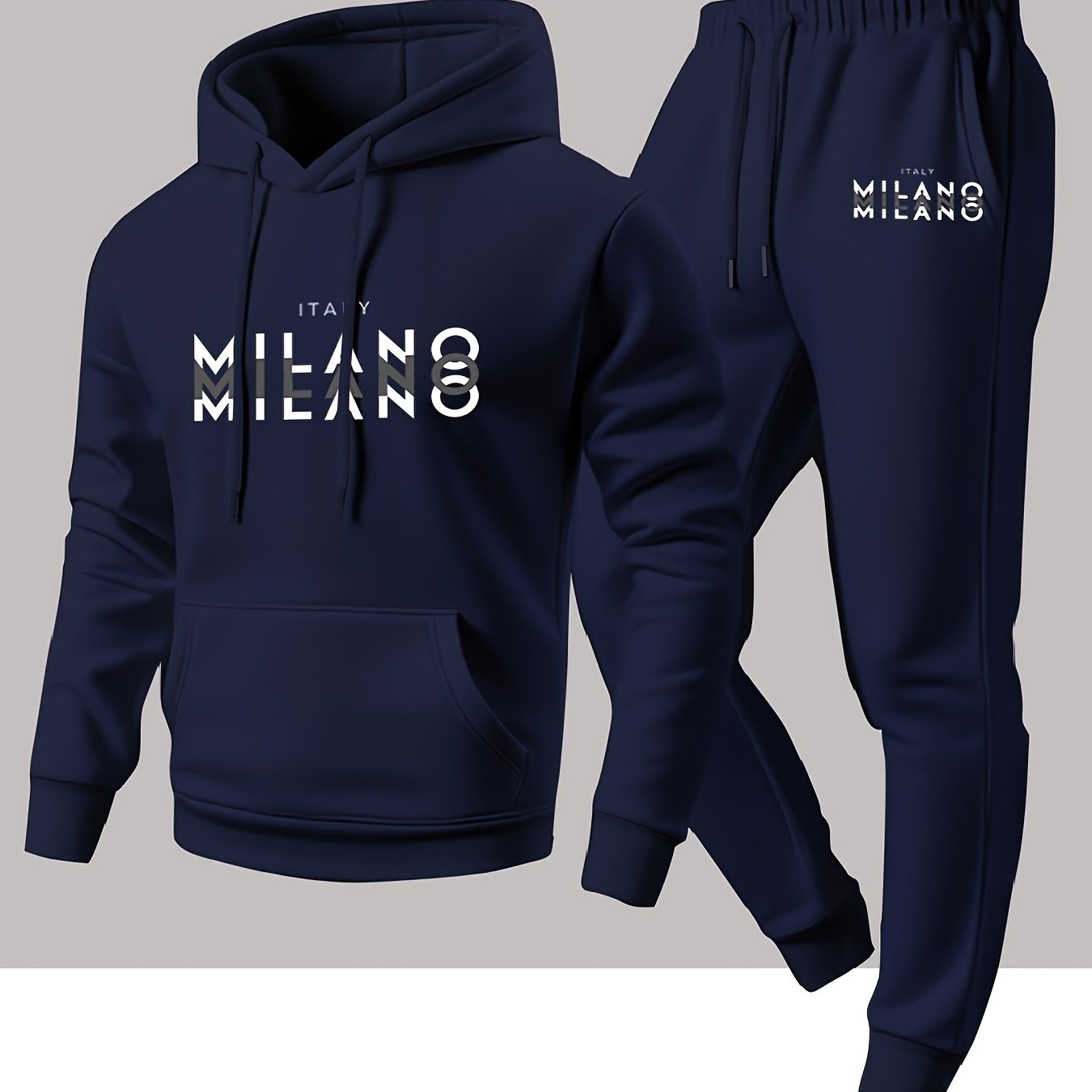Winter Clothing Pants - Trendy Men's Italian Milan Letter Pattern