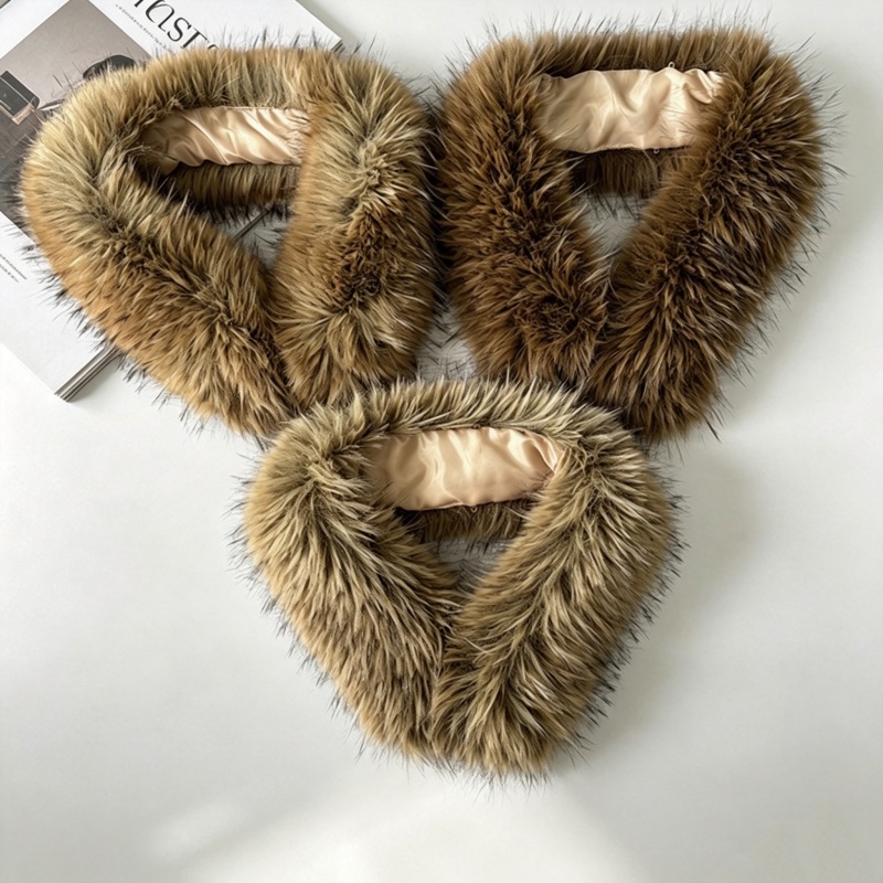 Winter Clothing Ideas - Winter Coat Plush Fur Collar Trim