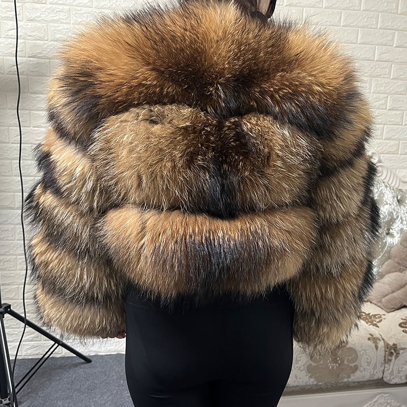 Plus Size Tops Brown Fur Maoma - Winter Clothing Items recension och pris