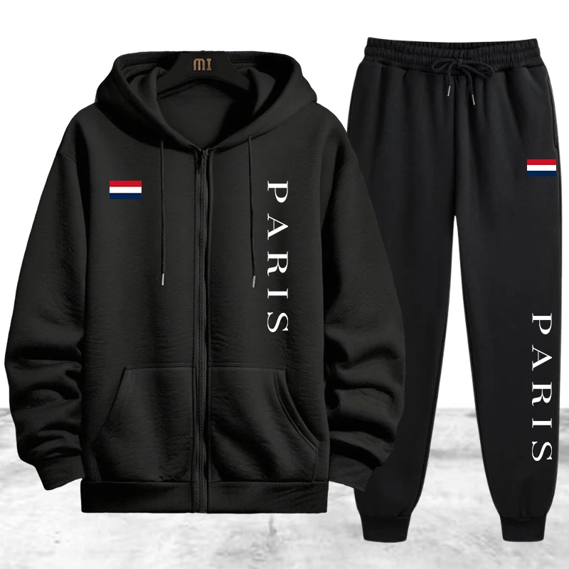 Paris Printing Men's Tracksuit - Winter Clothing Items recension och pris