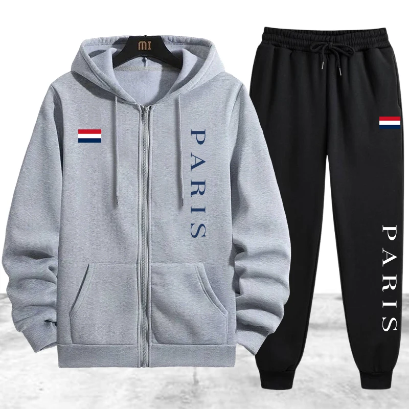 Paris Printing Men's Tracksuit - Winter Clothing Items recension och pris