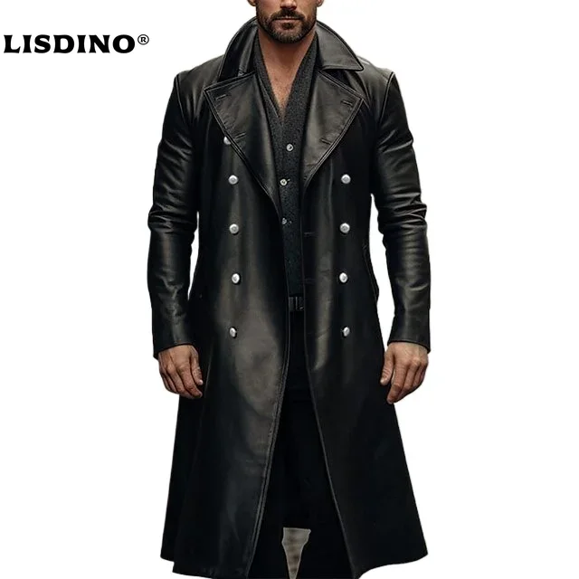 Leather Jacket Men Winter Flee - Winter Clothing Items recension och pris