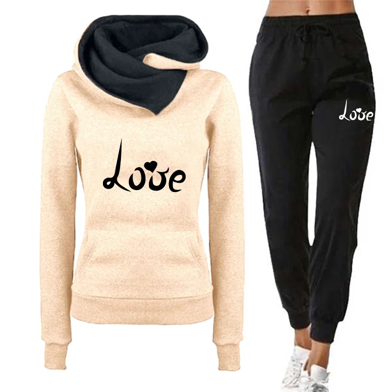 Women's Hoodie Tracksuit Love  - Winter Clothing Clearance recension och pris
