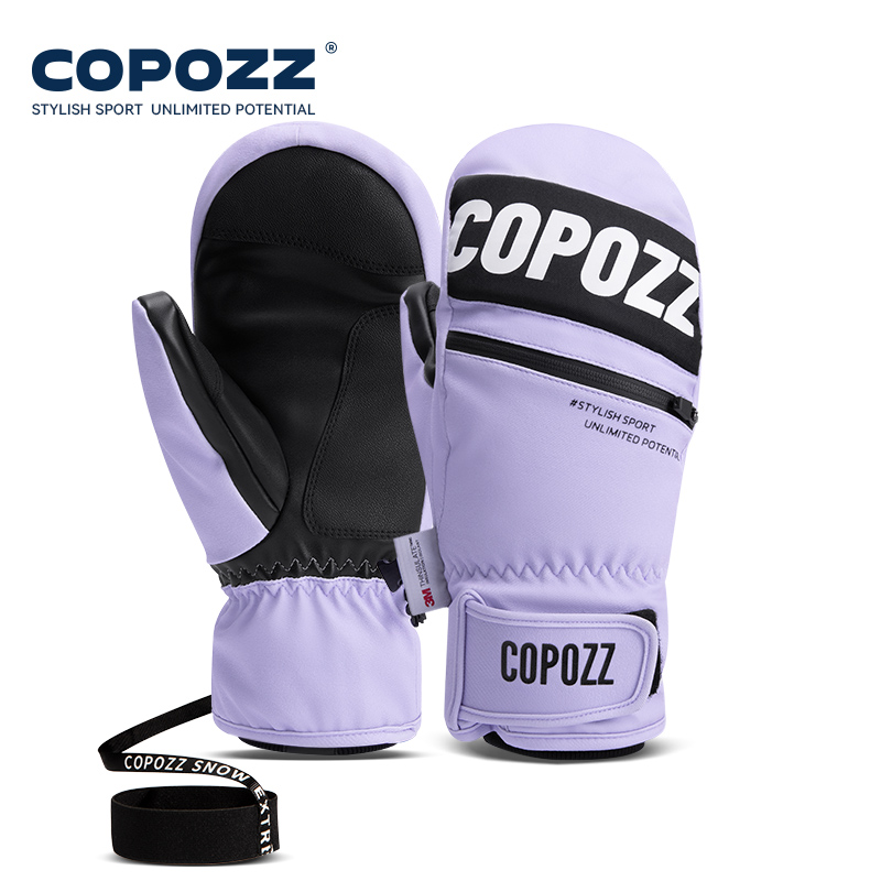 COPOZZ 3M Thinsulate Ski Glove - Waterproof Mitten Ski recension och pris