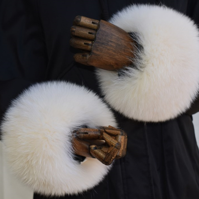 Fox Fur Cuffs For Women Whole  - Winter Clothing Items recension och pris