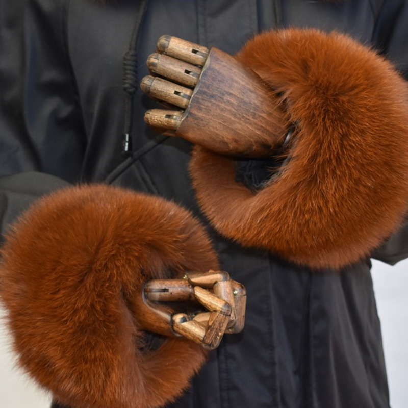 Fox Fur Cuffs For Women Whole  - Winter Clothing Items recension och pris