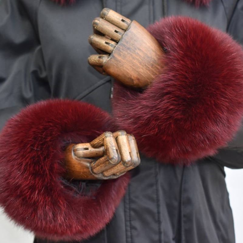 Fox Fur Cuffs For Women Whole  - Winter Clothing Items recension och pris