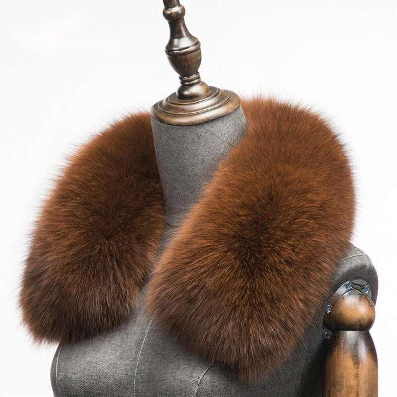 Winter Natural Fox Fur Scarf S - Winter Clothing Ideas recension och pris