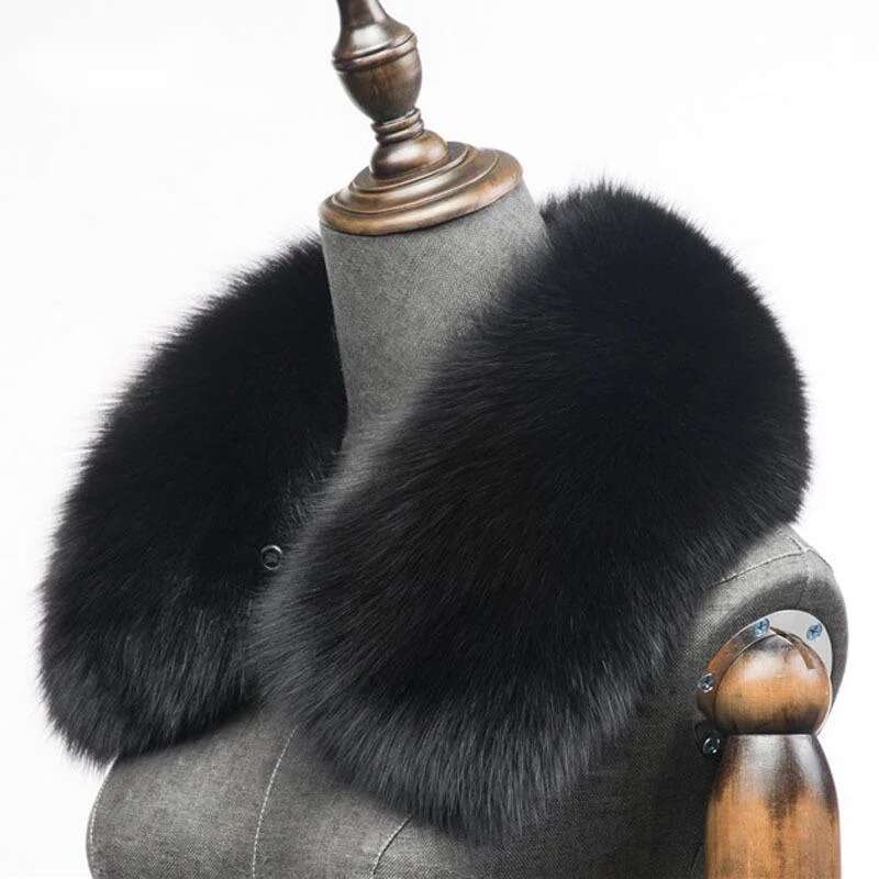 Winter Natural Fox Fur Scarf S - Winter Clothing Ideas recension och pris
