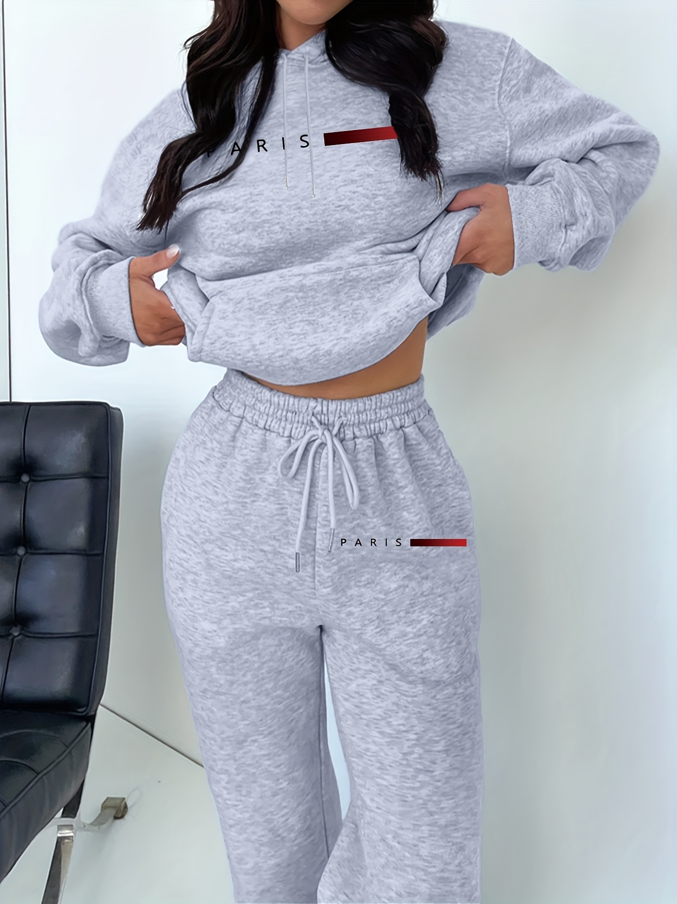 New Women's Sets Hoodie and Pa - Winter Clothing Pants recension och pris