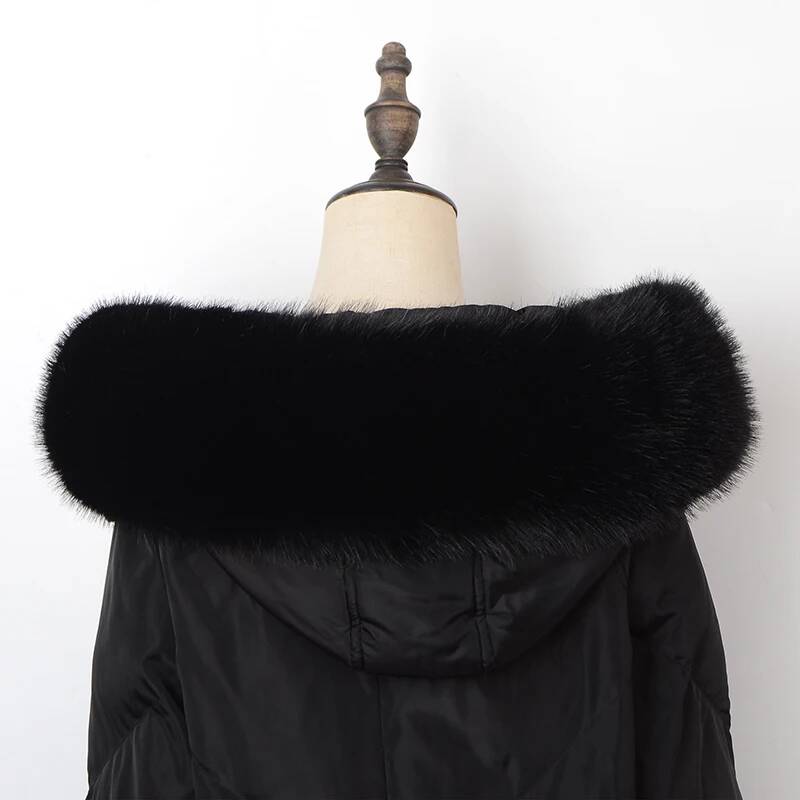 Winter Coat Fur Collar Faux Fu - Winter Clothing Ideas recension och pris