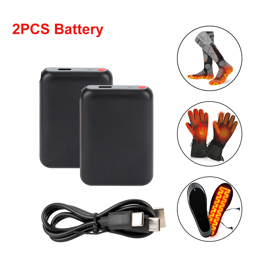 5V 6000mAh Heated Socks Batter - Heated Gloves Electric recension och pris