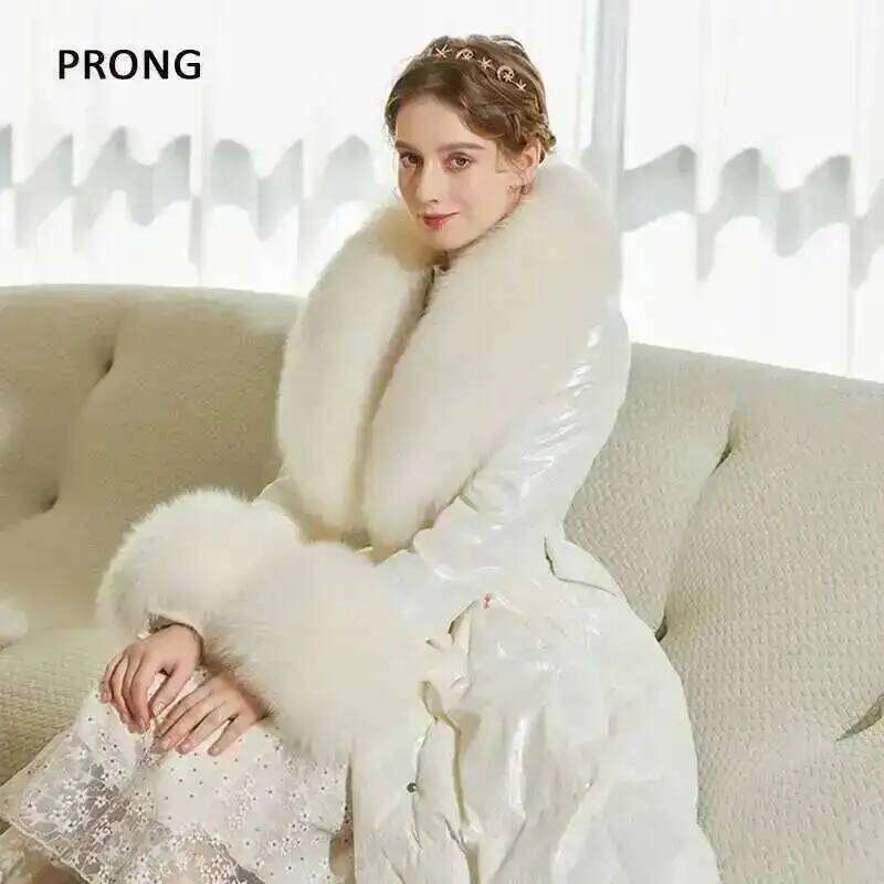 100% Real Fox Fur Collar Winte - Winter Clothing Ideas recension och pris