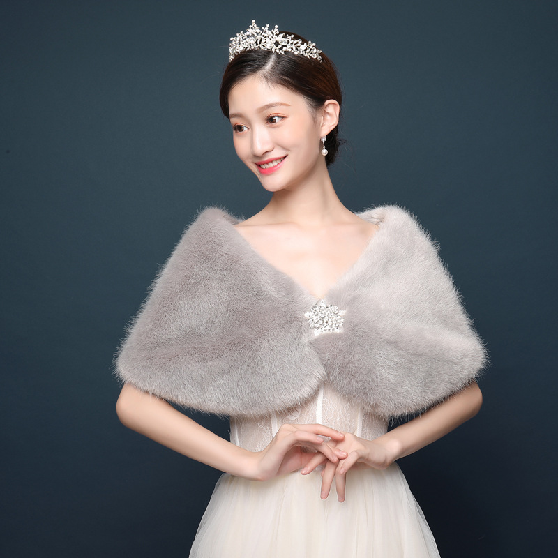 Women Bridal Shawl Wedding Cap - Winter Clothing Ideas recension och pris