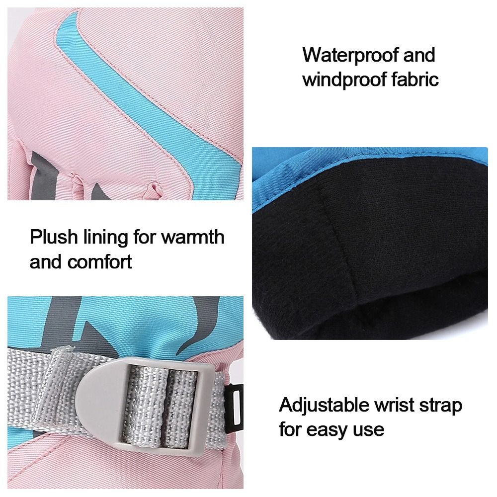 Cute Windproof Children Ski Gl - Waterproof Mitten Ski recension och pris