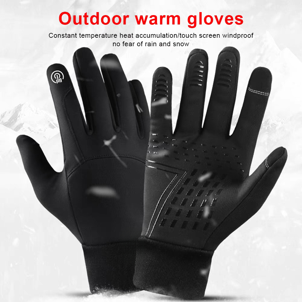 Autumn Winter Men Women Gloves - Waterproof Mitten Ski recension och pris