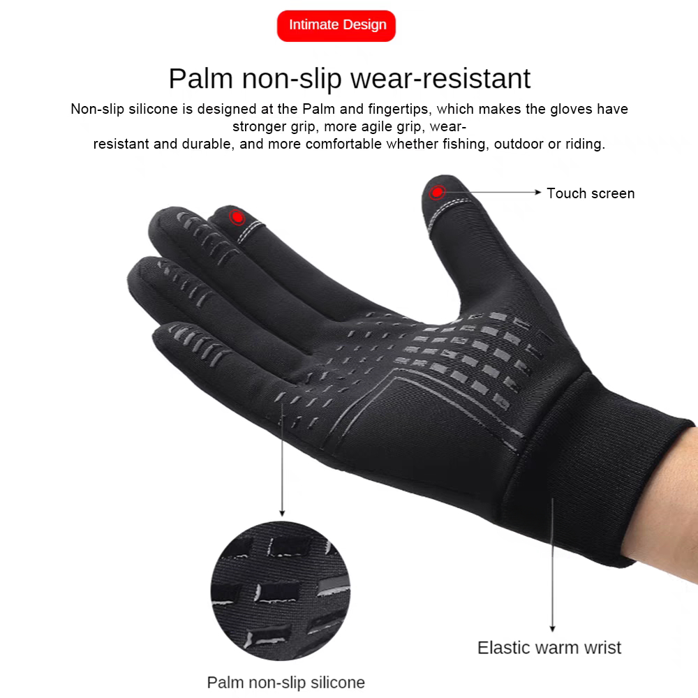 Autumn Winter Men Women Gloves - Waterproof Mitten Ski recension och pris